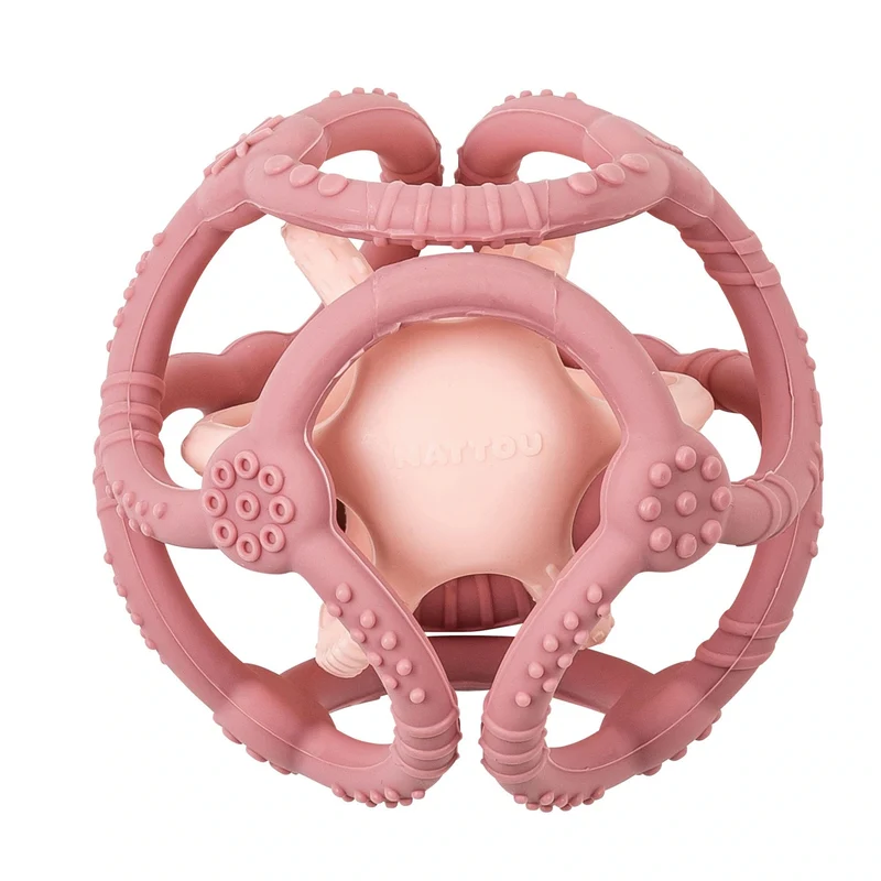 Nattou Bolas Silicone Rosa