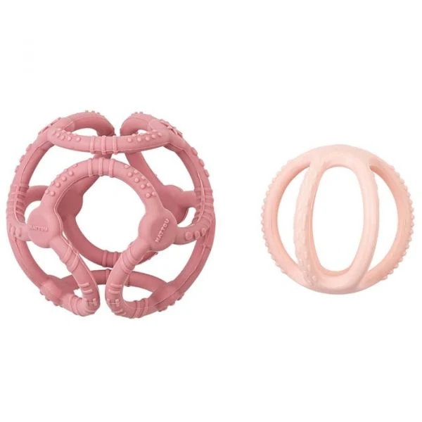 Nattou Bolas Silicone Rosa