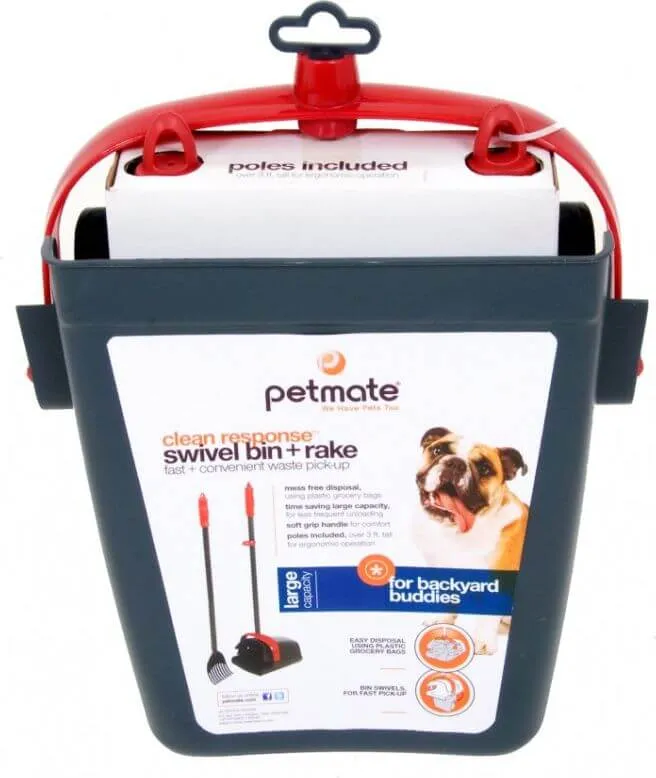 🐶🐱 Recogedor de Excrementos con Rastrillo para Perros y Gatos | Mango Largo