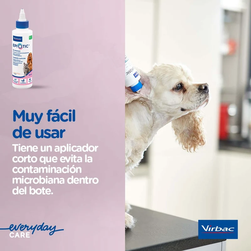 🧴 Epiotic Limpiador Auricular | Higiene suave y efectiva para oídos de perros y gatos