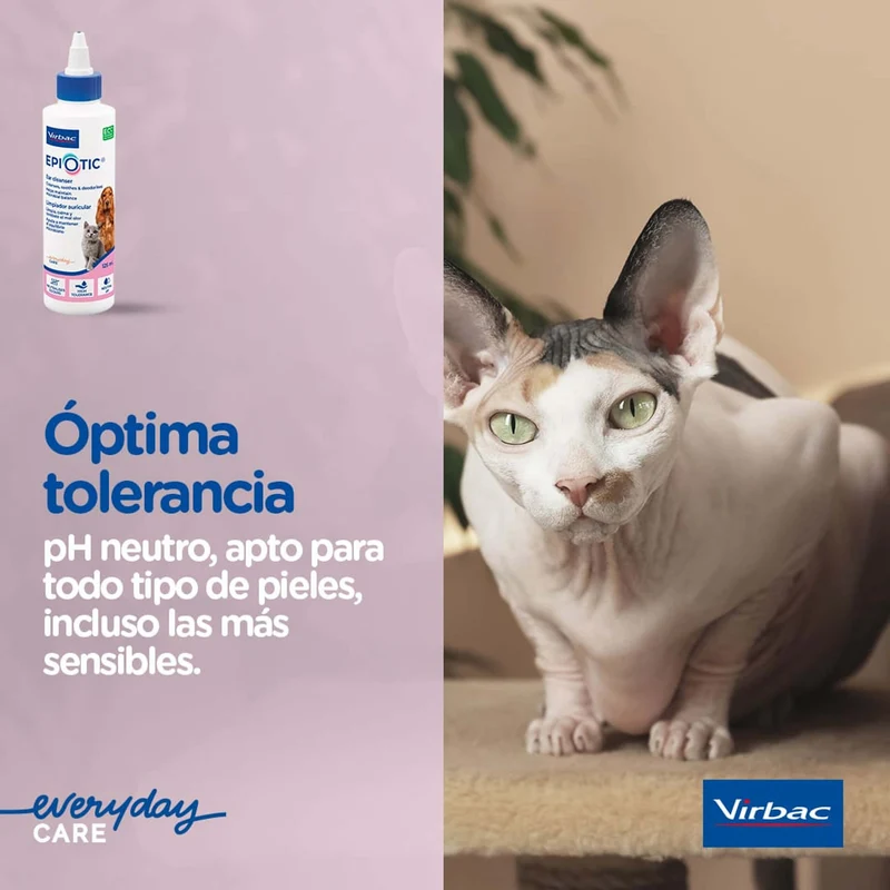 🧴 Epiotic Limpiador Auricular | Higiene suave y efectiva para oídos de perros y gatos