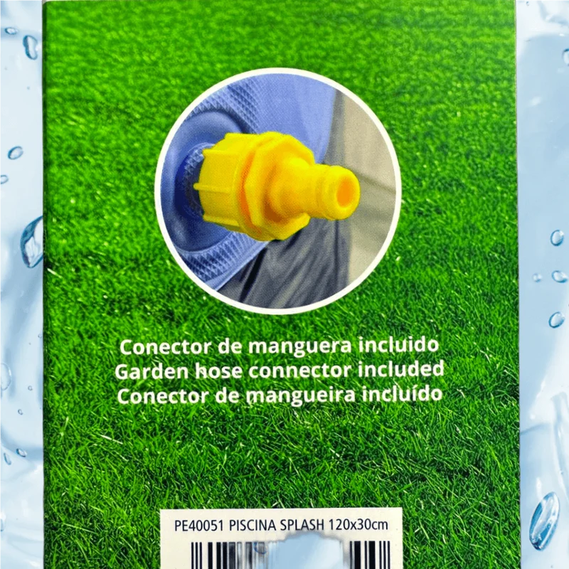 💦 Nayeco Piscina Splash con Chorros 2 en 1 para Perros | 80 cm y 120 cm