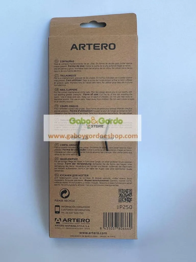 ✂️ Artero Cortaúñas Profesional para Perros Medianos y Grandes | Nature Collection M