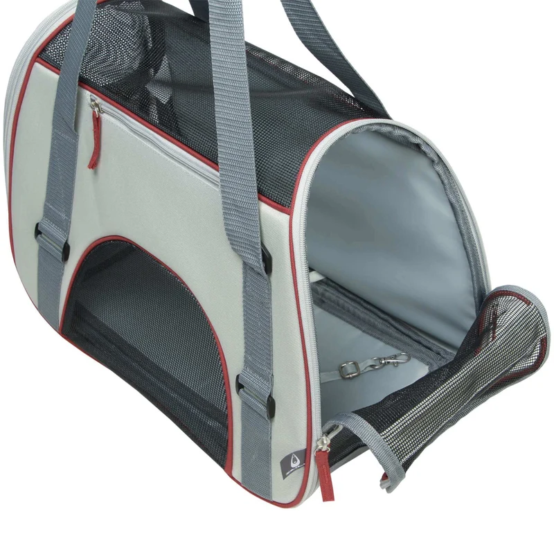 🎒 Bolso Transportín Alor SharkSkin Gris ZU&LU | 47 cm