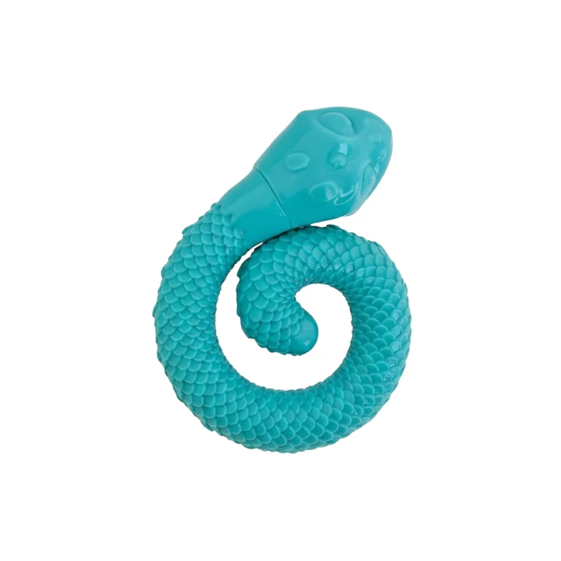DoggyMasters Treat Snake Azul Enrollada 17cm