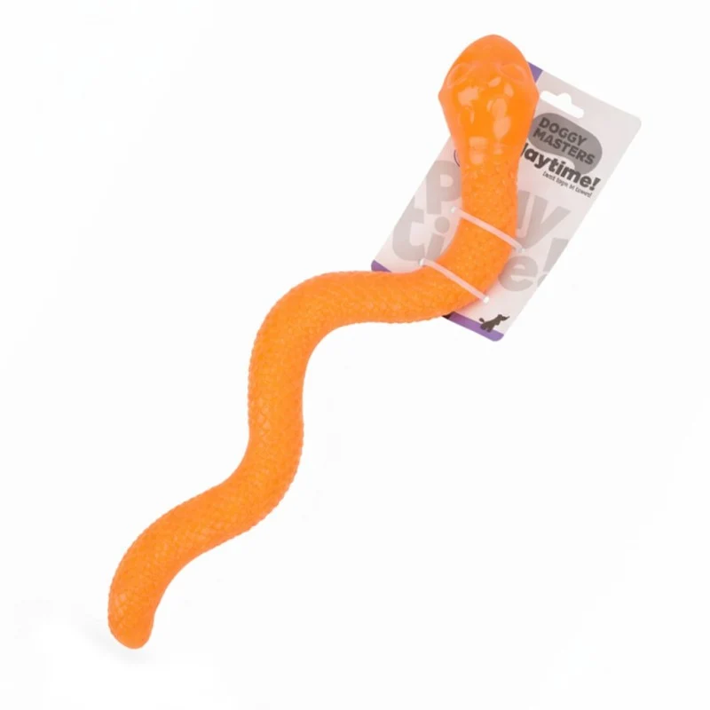 DoggyMasters Treat Snake Naranja 42cm
