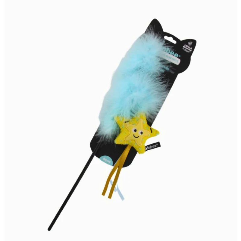 Twinbee Cat Toy Caña con Estrella de Mar