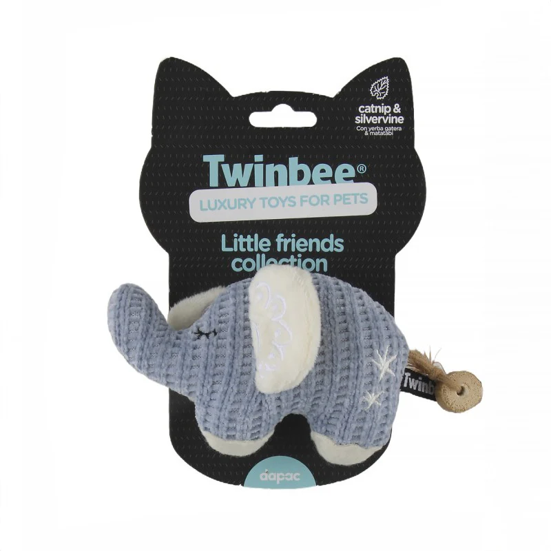 Twinbee Cat Toy Elefante con Matatabi