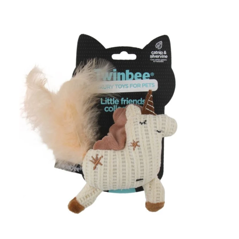 Twinbee Cat Toy Unicornio con Matatabi