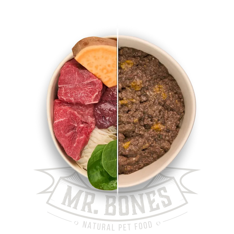Mr.Bones Comida Cocinada de Ternera con Vegetales 375g