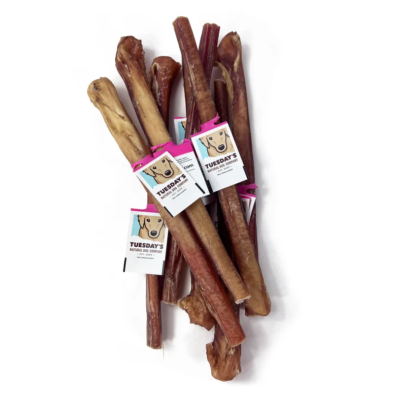 12" Jumbo Bully Sticks - Odor Free