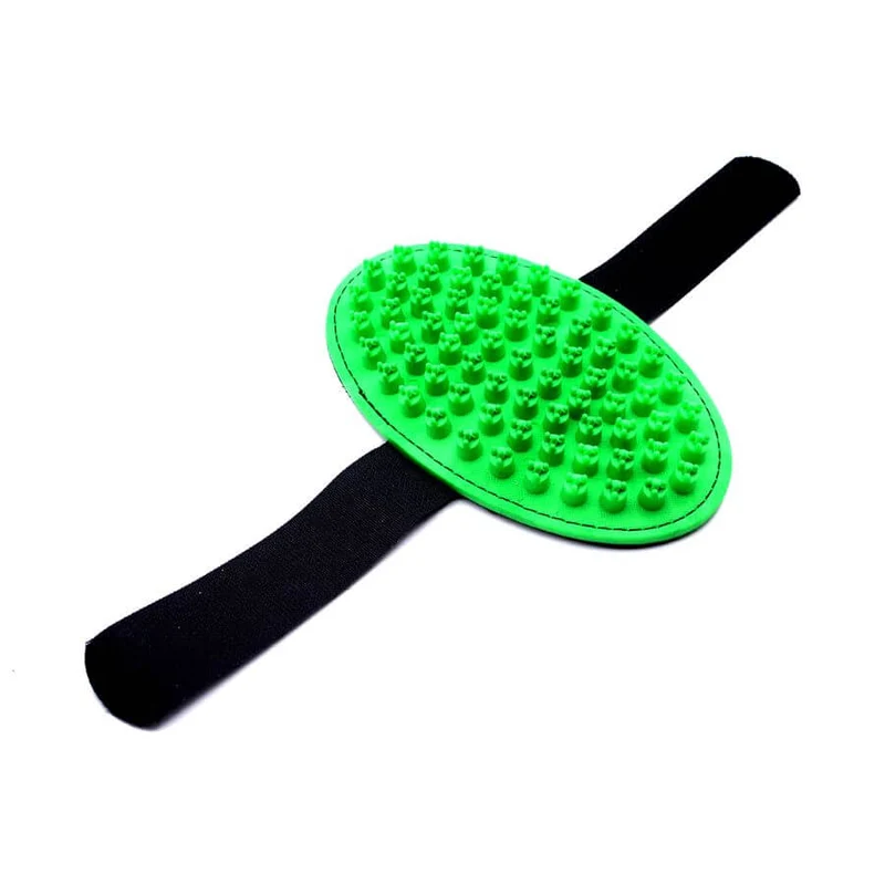 Artero Complements Manopla Goma Verde – Manopla para Perros de Pelo Corto