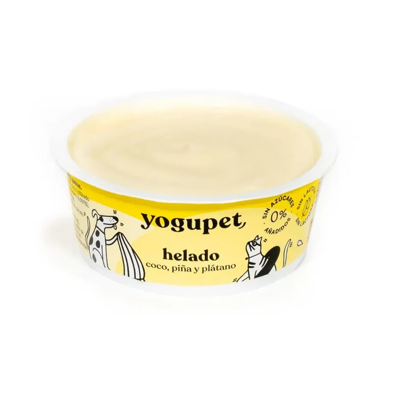 YoguPet Helado Yellow Coco y Piña