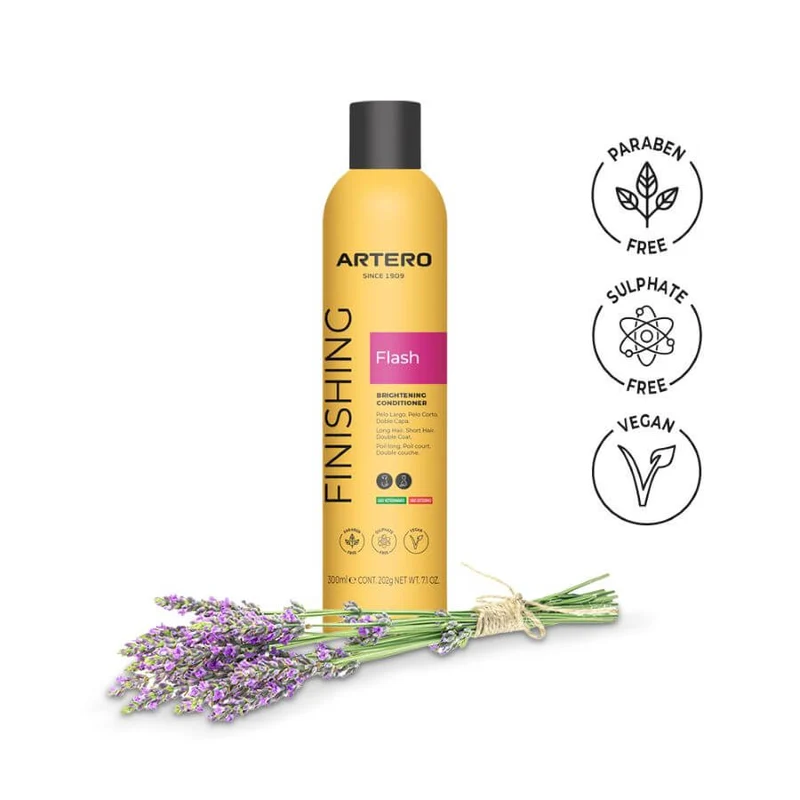 ✨ Artero Acondicionador Flash 300 ml | Spray desenredante y abrillantador para perros y gatos