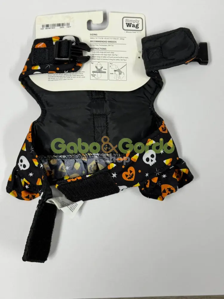 🎃🐶 Simply Wag Traje de Halloween para Perros Pequeños | Tallas S y M