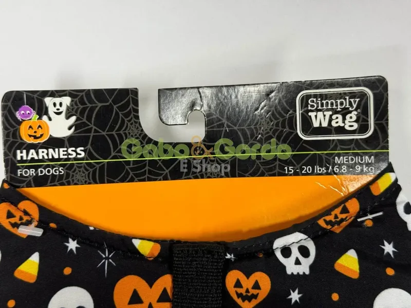 🎃🐶 Simply Wag Traje de Halloween para Perros Pequeños | Tallas S y M