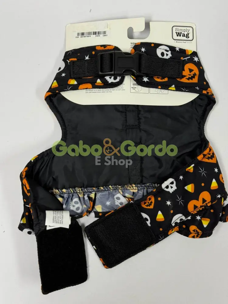 🎃🐶 Simply Wag Traje de Halloween para Perros Pequeños | Tallas S y M