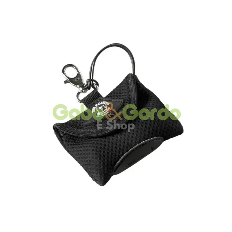Dispensador de Bolsas para Perros TRE PONTI en Color Negro | Accesorio Silencioso y Práctico para Paseos