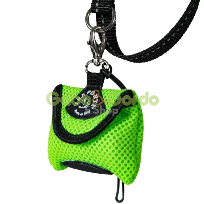 Dispensador de Bolsas para Perros TRE PONTI en Color Negro | Accesorio Silencioso y Práctico para Paseos