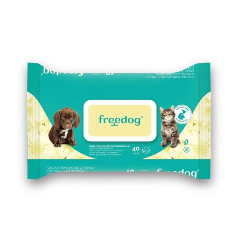 Freedog Toallitas de Manzanilla
