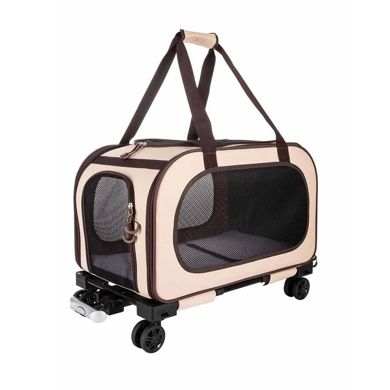 Freedog Trolley Travel Tails Crema y Chocolate