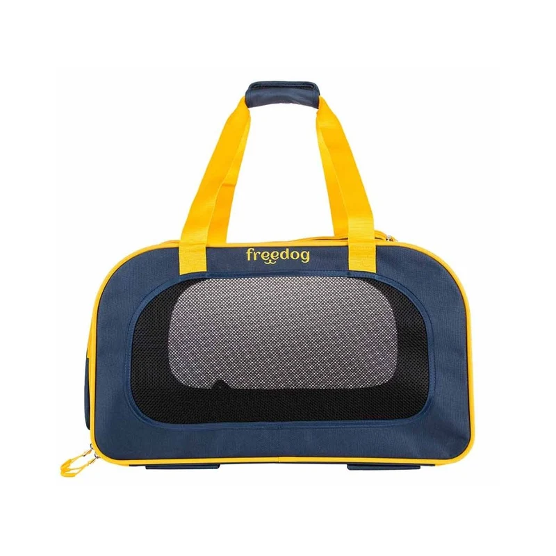 Freedog Trolley Travel Tails Azul y Mostaza