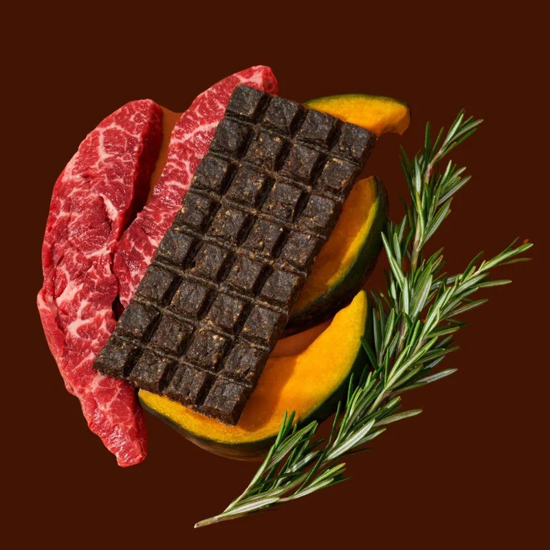 Beef Treat & Snack Bar for Active Dogs - Energy & Recovery