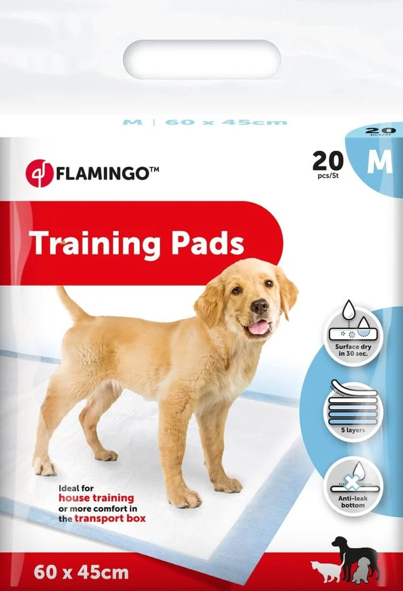 Flamingo empapadores para perros