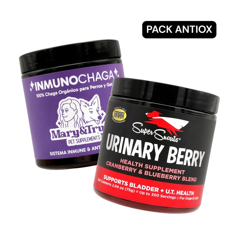 Pack Antiox - Inmunochaga (75g) + Urinary Berry (75g)