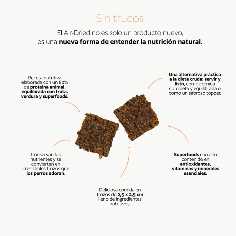 Hobbitalf Dog Air-dried Superfood Puppy Salmón y Pavo