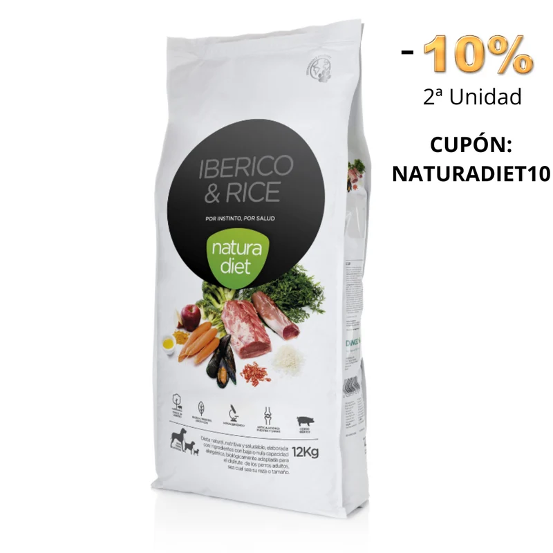 NATURA DIET CERDO Y ARROZ 12 KG