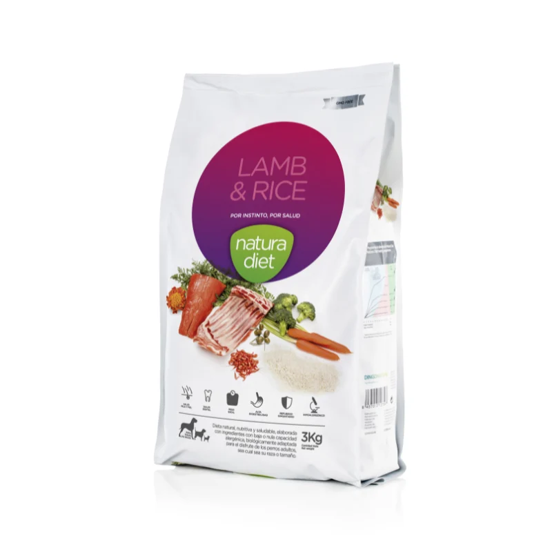 NATURA DIET CORDERO Y ARROZ 3 KG