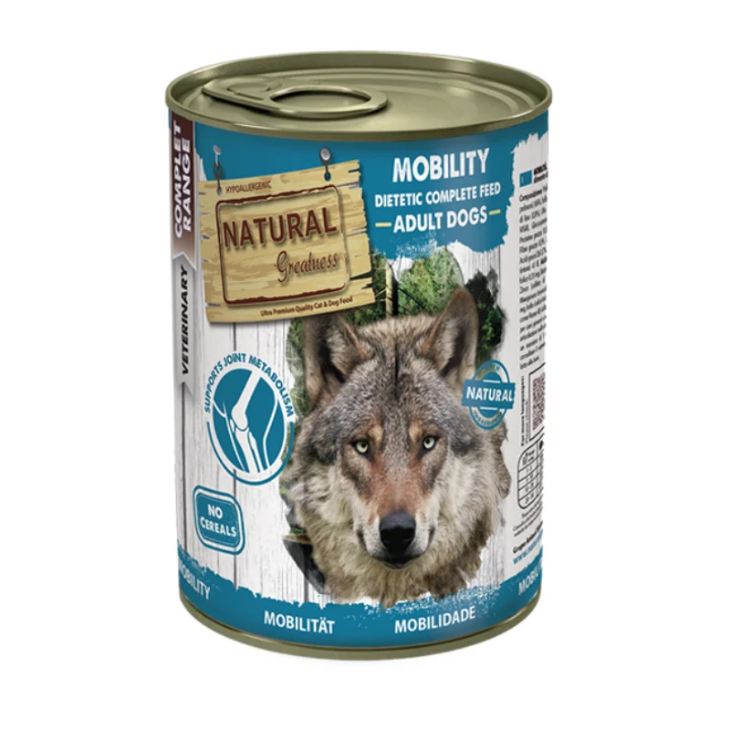 COMIDA HUMEDA PERROS NATURAL GREATNESS VETERINARY MOBILITY 6X400 GRAMOS
