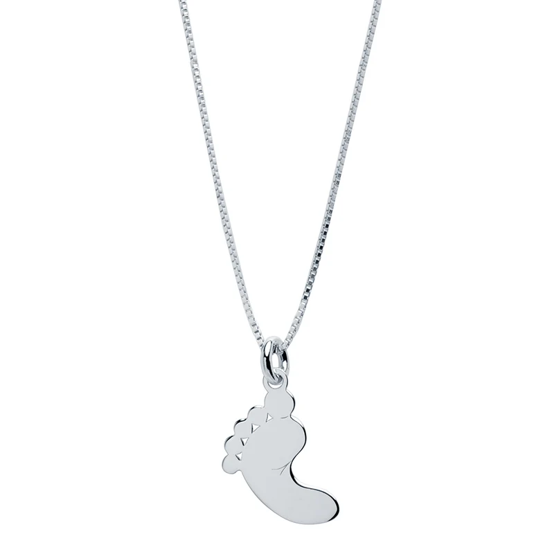 Collar Pie de Plata 925 Personalizado
