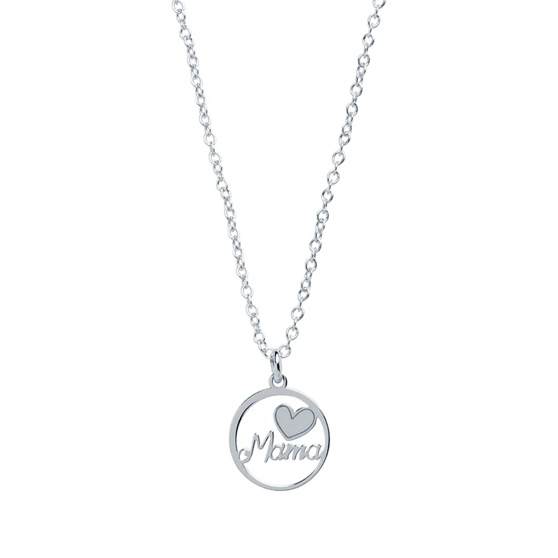 Collar Medallón Corazón de Plata 925 Personalizado