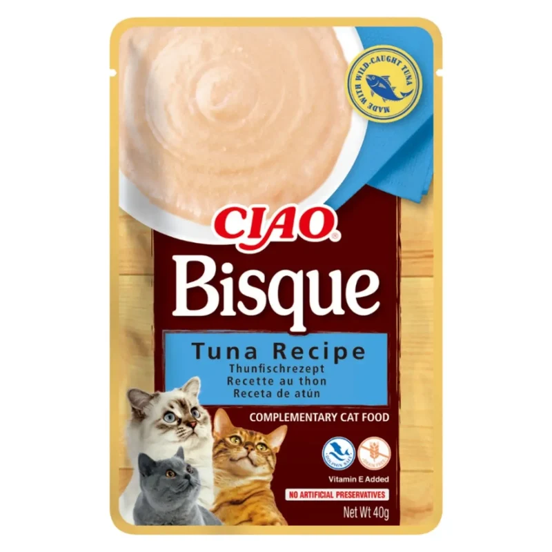Churu CAT Chicken BISQUE 40 g | Sobre de Puré para Gatos