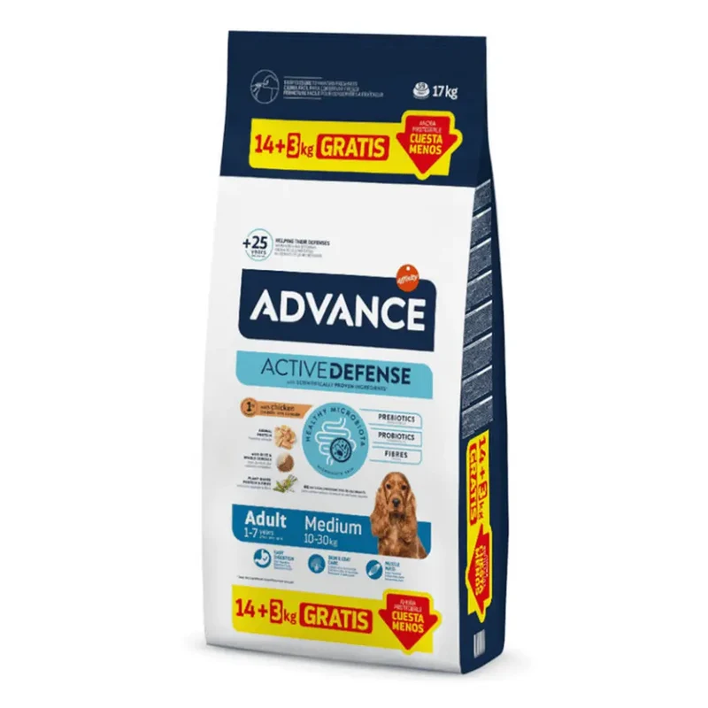 Advance Adult Medium Chicken & Rice Pienso de Pollo y Arroz para Perros