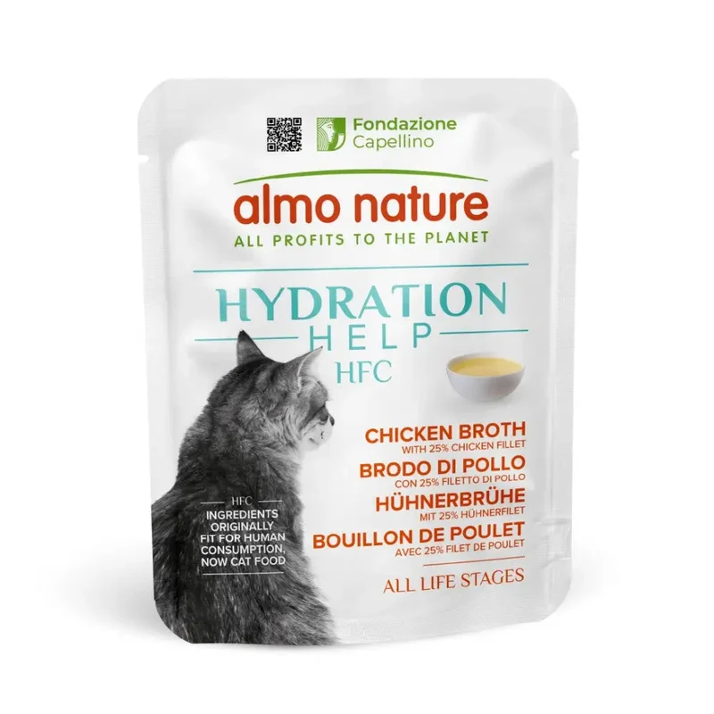 Almo Nature HFC Hydration Help 50 g Caldo para Gatos