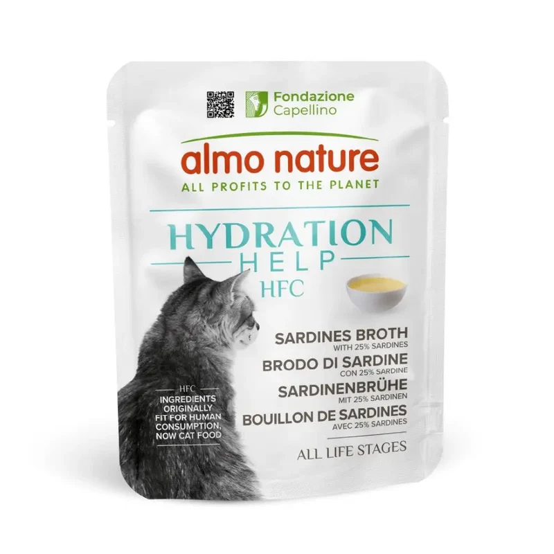 Almo Nature HFC Hydration Help 50 g Caldo para Gatos