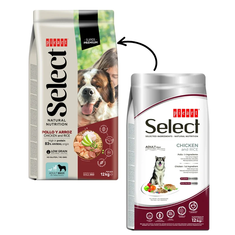 Picart Select Adult Maxi Chicken & Rice 12 kg Pienso para Perros