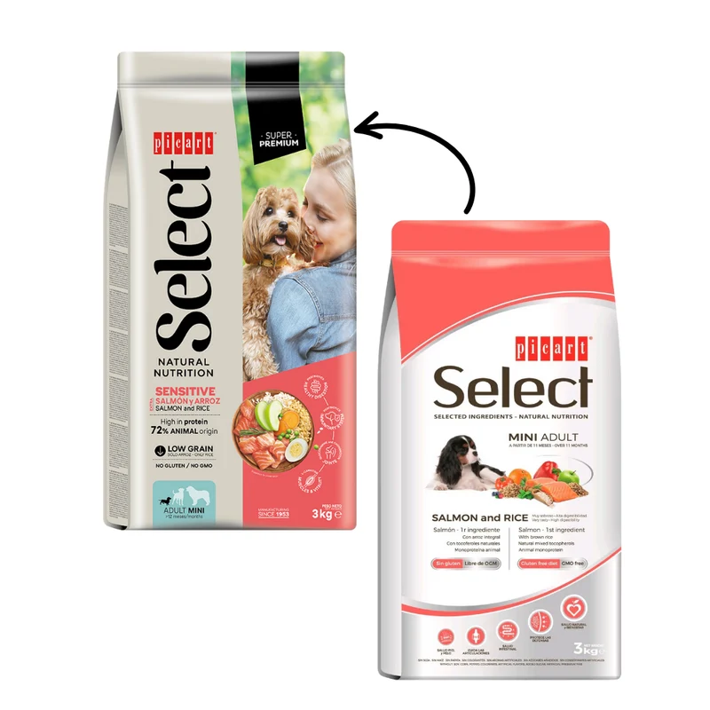 Picart Select Adult Mini Extra Salmón & Rice Pienso para Perros