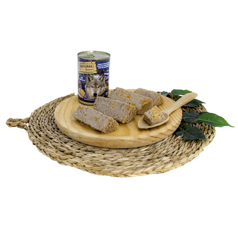 COMIDA HUMEDA PERROS NATURAL GREATNESS LATA PAVO Y SALMON 12 X 400 G