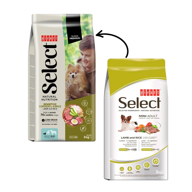 Picart Select Adult Mini Sensitive Lamb & Rice Pienso para Perros