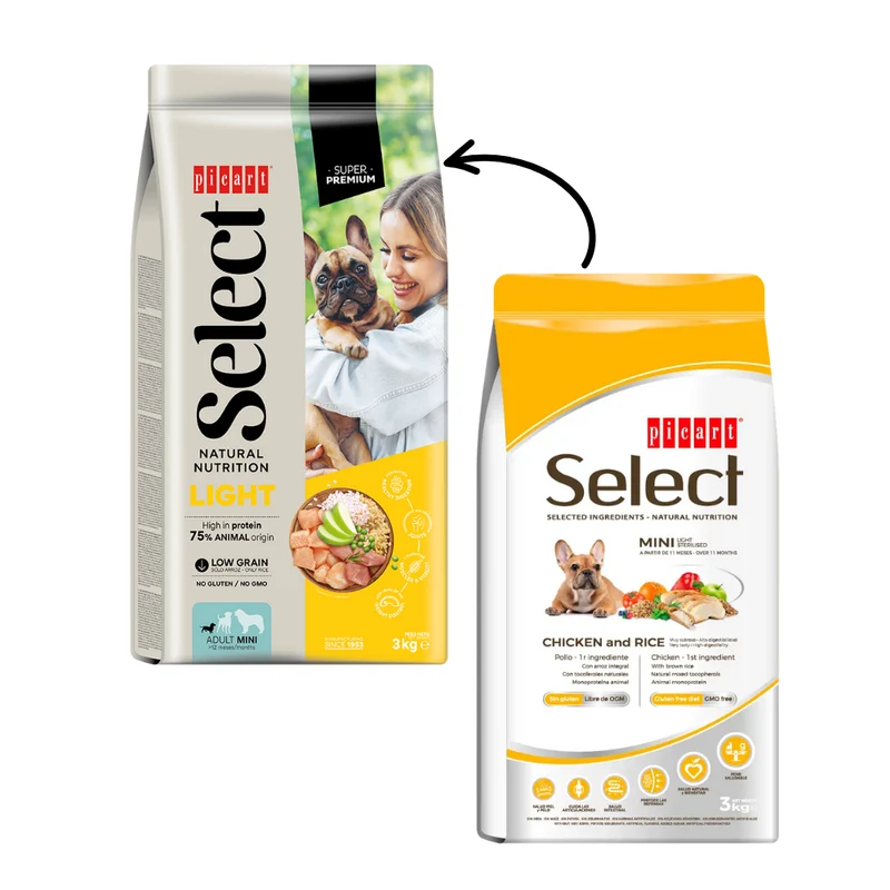 Picart Select Adult Mini Light Pienso para Perros