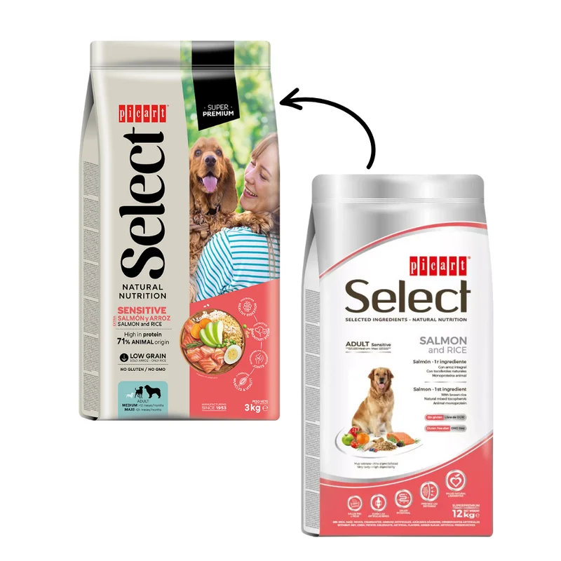 Picart Select Sensitive Extra Salmón & Rice Pienso para Perros