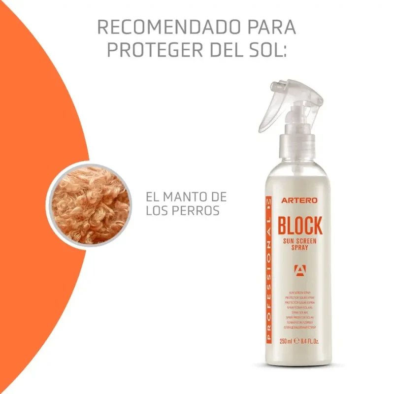 Artero Block Protector Solar para Perros 250 ml
