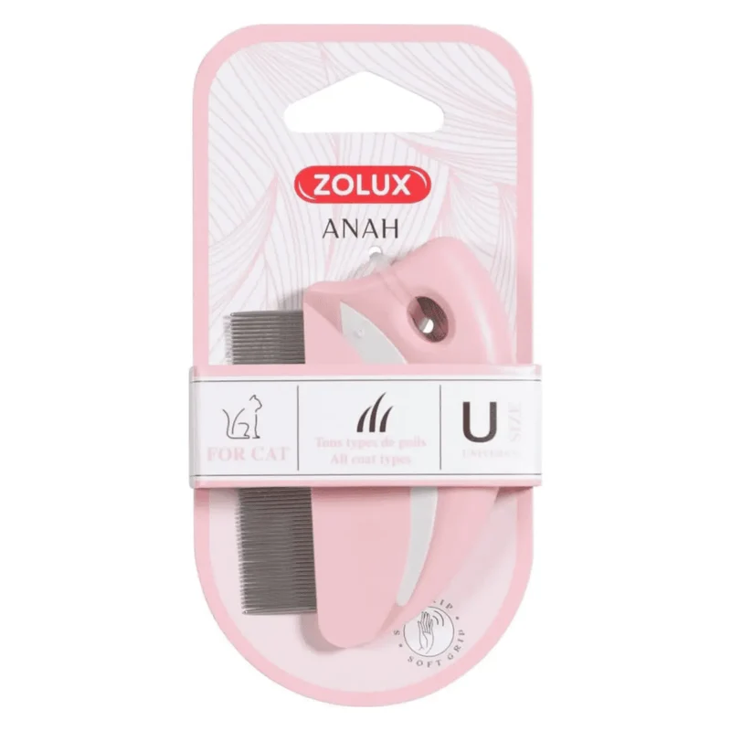 Zolux Anah Peine Antipulgas Redondo para Gatos