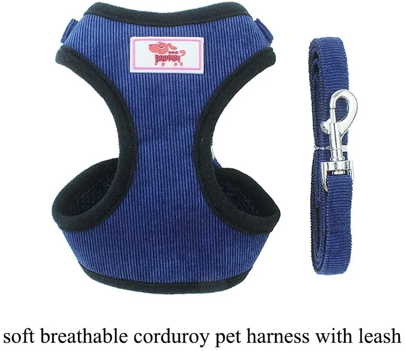 FOREKING Arnés para mascotas de todo tipo de climas, para mascotas pequeñas/Midium, arnés suave y transpirable para gatos y perros, fácil de lavar, tamaño ajustable, cierre duradero y hebilla