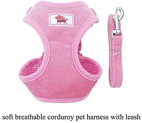 FOREKING Arnés para mascotas de todo tipo de climas, para mascotas pequeñas/Midium, arnés suave y transpirable para gatos y perros, fácil de lavar, tamaño ajustable, cierre duradero y hebilla