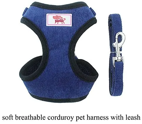 FOREKING Arnés para mascotas de todo tipo de climas, para mascotas pequeñas/Midium, arnés suave y transpirable para gatos y perros, fácil de lavar, tamaño ajustable, cierre duradero y hebilla